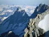 A Man on Mount Combatant, Coast Range, British Columbia Photographic Print