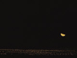Moonrise over Lancaster, California Lámina fotográfica