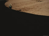 A Mexican Man Stands in Shadow at the Edge of an Arena Photographic Print by Raul Touzon