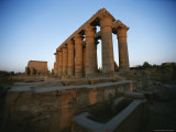A View of the Luxor Temple Colonnade Photographic Print by Kenneth Garrett