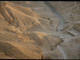 An Elevated View of a Luxor, Egypt Archeological Site Photographic Print