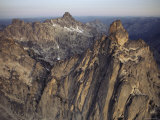Sunlight Plays Upon the Rugged Peaks of the Northern Sawtooths Photographie