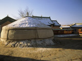 A Yurt in Ulaanbaatar, Mongolia Photographie