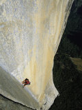 Escalade sur El Capitan, Yosemite, Californie Photographie