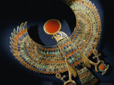 Gold Pendant of Hawk with Semiprecious Stones and Colored Glass Photographic Print