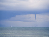 View of a Waterspout Rising into a Cloud Photographie
