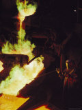 Copper Smelting at the Magma Metals Company Near San Manuel, Arizona Photographic Print by Joel Sartore