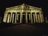 A Night View of the Shrine of Remembrance, Melbourne, Australia Photographic Print