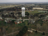 Group Homes Hug the Main Street of the 900-Acre Boys Town That Houses & Educates At-Risk Children Photographic Print by Landon Nordeman