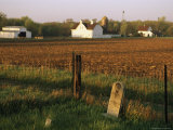 A Cemetery at Historic Stevens Creek Farm Near Lincoln, Nebraska Photographic Print