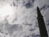A Rocket on Display at the White Sands Missile Range Photographic Print