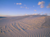 View at Twilight of Sand Dunes in White Sands National Monument Impressão fotográfica por Bobby Model