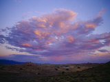 Storm Clouds Gather above a New Mexican Town Photographic Print