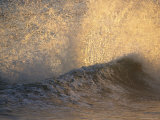 Sunrise Shines on a Breaking Wave at Hammonds Beach Photographic Print by Rich Reid