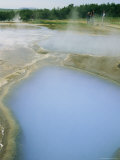 Walkways Lead Past Steaming Vents and Mineral-Rich Mud Formations Photographic Print