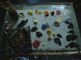 Painters Pallet in the Art Room of the University of the South Lámina fotográfica Painters Pallet in the Art Room of the University of the South Lámina fotográfica