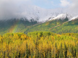 Rainbow Arches over the Wrangell Mountains Photographic Print