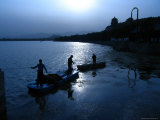 Boaters on Kunming Lake at the Summer Palace Photographic Print