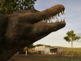 Andrea the Crocodile, a 66-Foot Model of a Saltwater Crocodile Photographic Print by Randy Olson