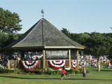 Bandstand and Crowd During a Summer Concert Photographic Print by Darlyne A. Murawski