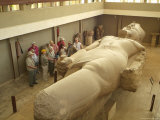 A Colassal Statue of Ramses Ii Photographic Print