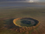 An Aerial View of a Meteor Impact Crater Near the Town of Halls Creek Photographic Print by Randy Olson