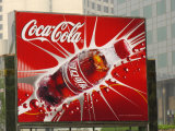 A Chinese Billboard Advertising Coca-Cola Photographic Print by Richard Nowitz
