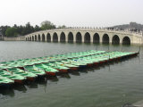 The Marble Seventeen Arch Bridge Spans Kunming Lake Photographic Print