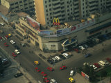 An Elevated View of a Beijing City Street Photographic Print