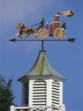 Fire-Wagon Weather Vane Atop a Cupola Photographic Print by Darlyne A. Murawski