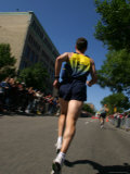 Marathon Runner Photographic Print by Skip Brown