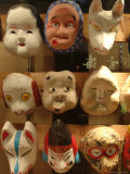 Masks are Sold at a Flea Market Photographic Print