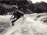 A Female Kayaker on the Gauley River Photographic Print