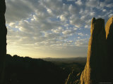 The Cathedral Spires Formation Rises Above the Timberline Photographie