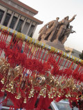Souvenirs are Sold at the Tomb of Mao Zedong in Tiananmen Square Photographic Print