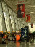 Advertising Banners at Beijings International Airport Photographic Print
