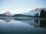 Misty Landscape and Lake, Tatlatui Park Photographic Print