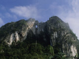 Entrance to Cave in a Mountainside Used by Peoples Over 10 Thousand Years Ago Photographic Print