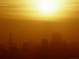 Smog Hides San Francisco, an Unusual Occurence Which Happens Only Four or Five Days a Year Photographic Print