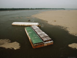 Drought Brought Record Low Water to the Mississippi River, Shown Here Near Memphis Photographic Print