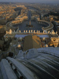 Piazza San Pietro as Seen from the Dome of Saint Peter's Basilica, Vatican City Photographic Print