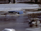 Melting Snow from the "Blizzard of '96" Flooded Parts of Frederick Photographic Print by Stephen St. John