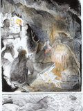 A Sorcerer Attacks the Image of a Cave Lion to Enable an Actual Kill Later Photographic Print by Jack Unruh