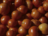 A Pile of Tomatoes Stand Waiting to be Bought at a Farmer's Market, Salzburg, Austria Photographic Print