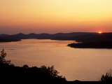 Sunset over Table Rock Lake near Kimberling City, Missouri, USA Photographic Print by Gayle Harper