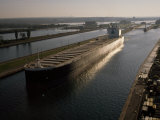 On the U.S. Side of the Soo Locks, Sault Sainte Marie, Michigan Photographic Print by Phil Schermeister