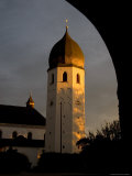 The Tradiotional Onion Dome Shape of the Tower at the Convent's Chapel, Fraueninsel, Germany Photographic Print