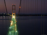 Mackinac Bridge, One of the World's Longest Suspension Bridges, St. Ignace, Michigan Photographic Print