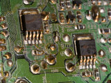 A Circuit Board Inside a CRT Monitor Photographic Print by Joel Sartore