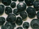 Fresh Blueberries in Milk Photographic Print by Taylor S. Kennedy
